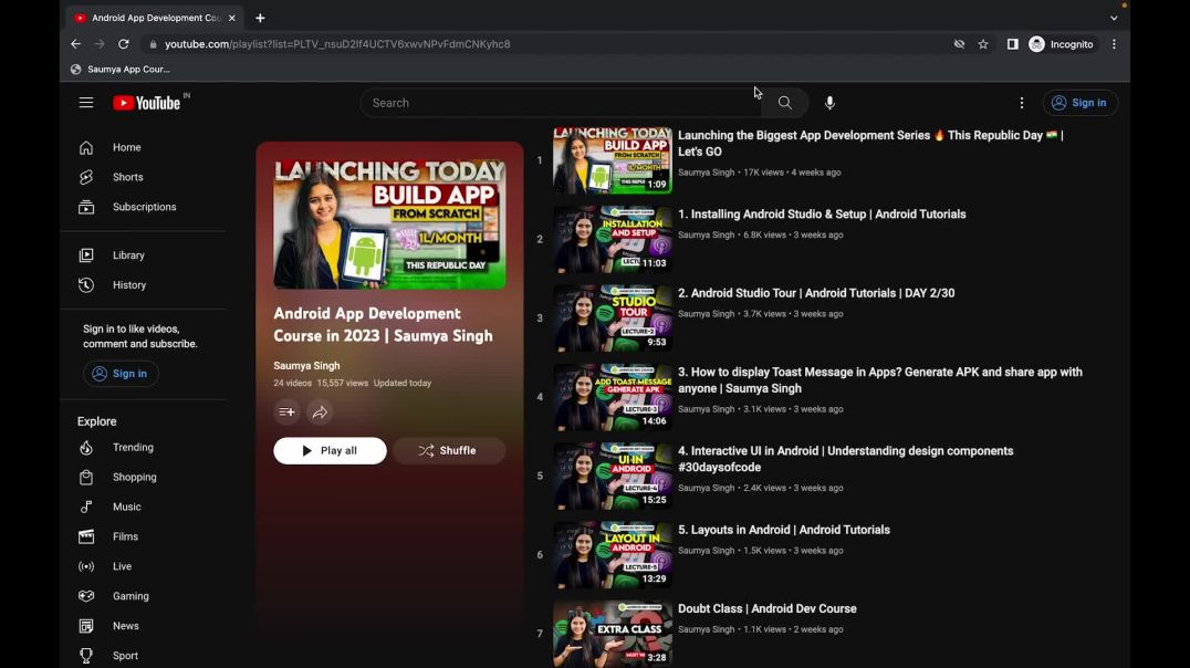 22. List View with 2 projects _ Adapters _ Imp Topic _ Android Tutorials in _Full-HD