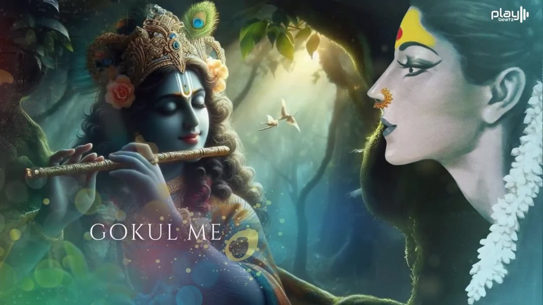 MOST PEACEFUL BHAJAN _ Shyama Aan Baso Vrindavan  Mein _ Sonika _ Krishna Bhajan __ Lyrical Video