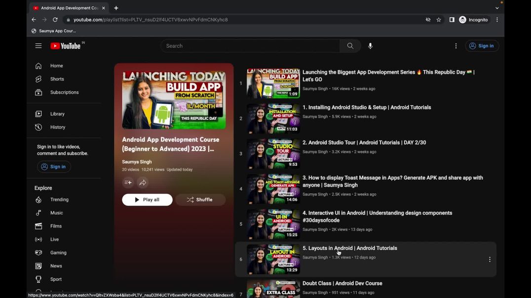 16. Easiest explanation of Database _ Firebase , SAVE USER DATA _ Android Tu_Full-HD