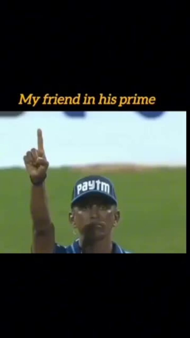 Me & My friend during Cricket match 😂