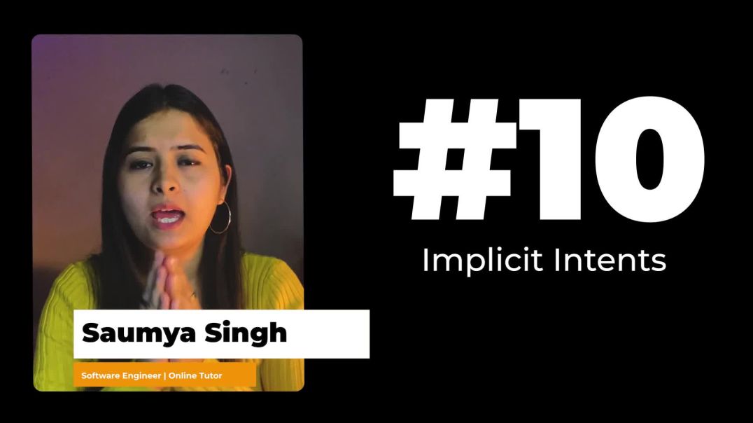 10. Implicit Intent _ IMPORTANT _ Android Tutorials in Hindi_Full-HD