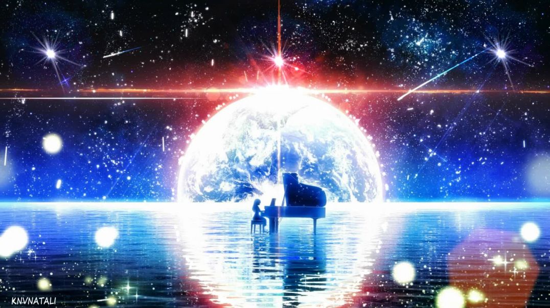 Music Aurora Night - Piano