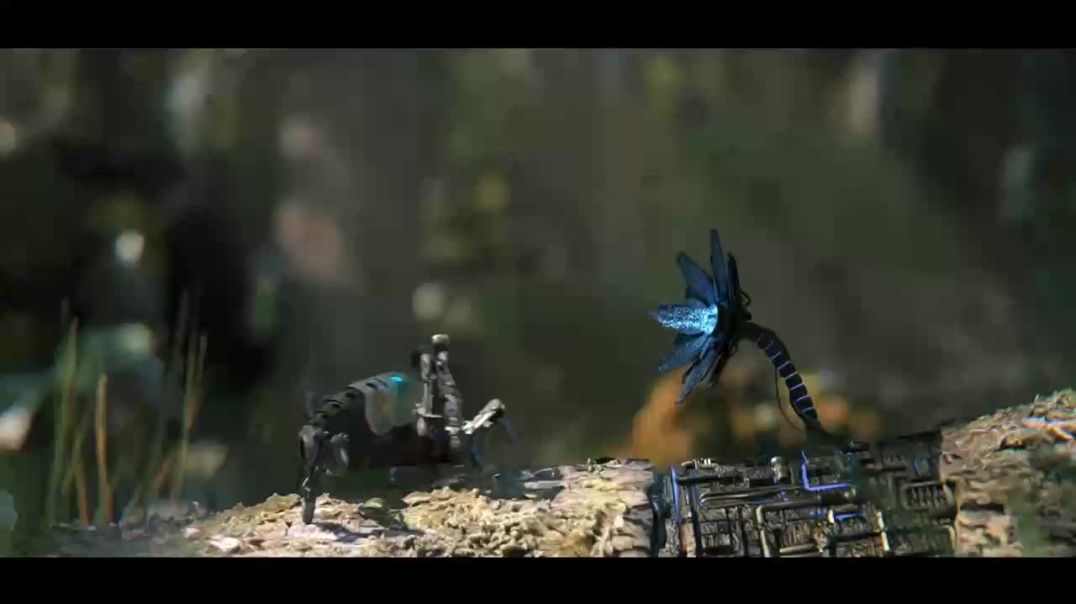 Future world animation nature