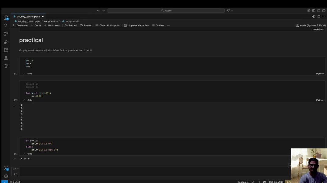 10 day indentation block of code