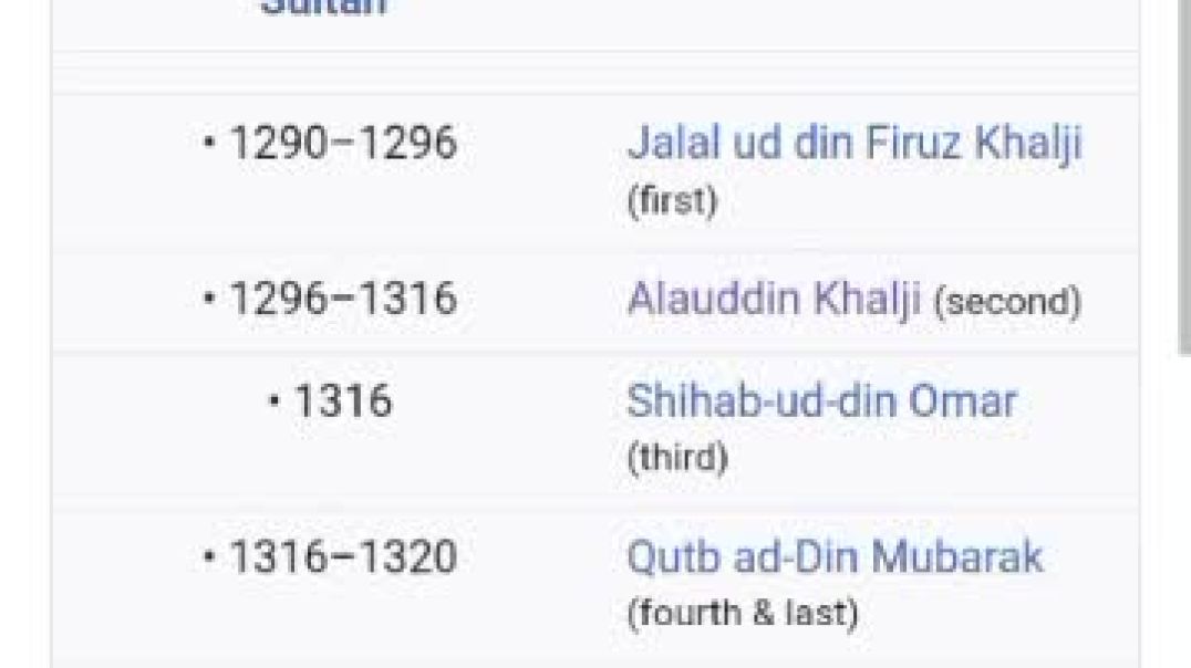 Khilji dynasty of delhi sultanate between 1290 and 1320.