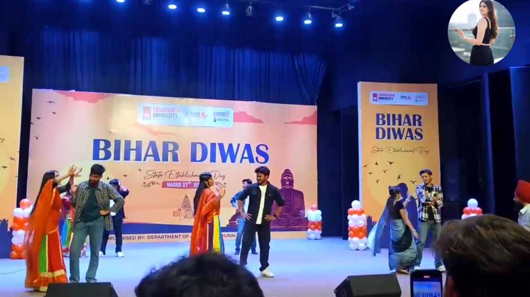 Bhojpuri_Dance_Video_at_Chandigarh_University_