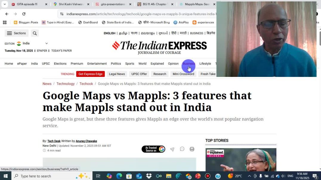 ⁣Exploring indian product-mappls for substituting  Google maps
