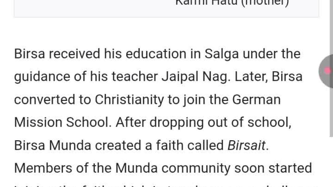 #nov15 #birsamunda #janamdin