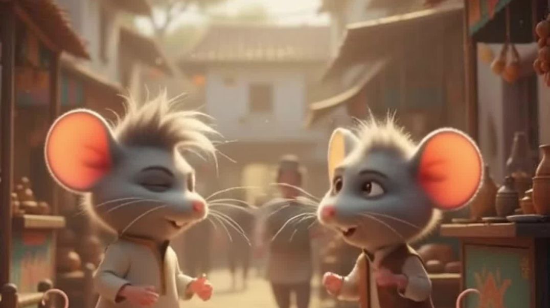 ⁣Rat vs cat wedding