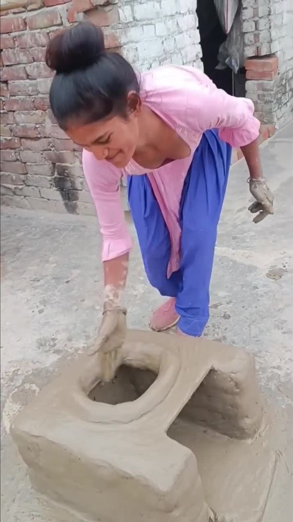 मिट्टी के देसी चूल्हे की नई डिजाइन