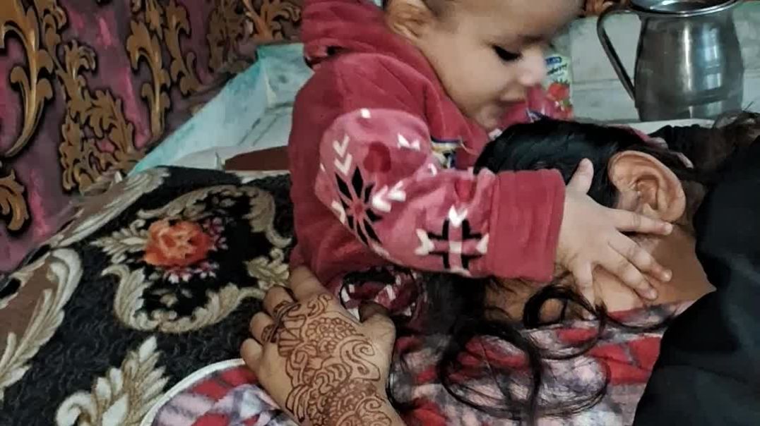 ⁣बच्चे ने की अपनी मासी की पिटाई 🤣@anitafun