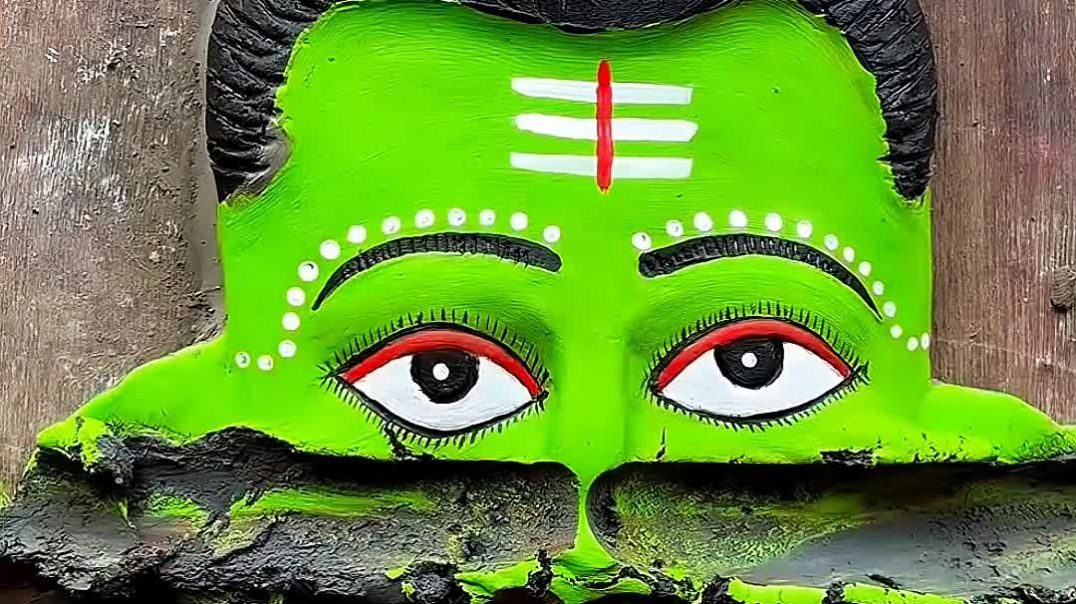 ⁣Lord Shiv murti making/mahadev murti making /mahadev idol making/bholenath idol making #shorts