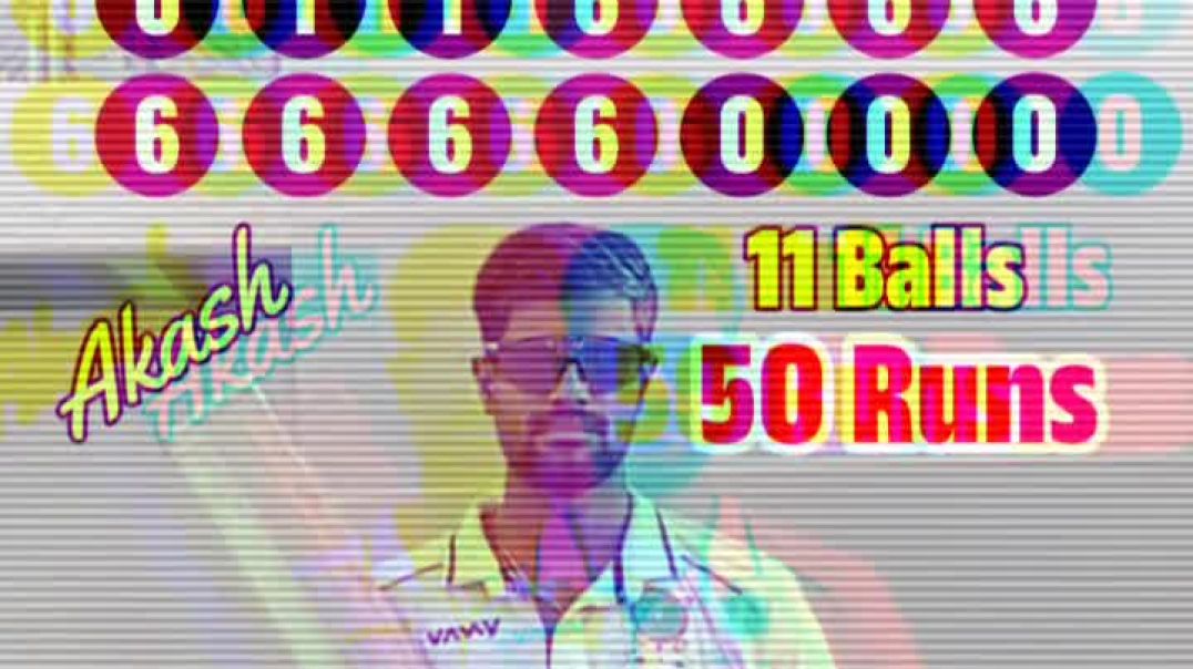 Akash Continue 8 Sixes In Ranji Trophy