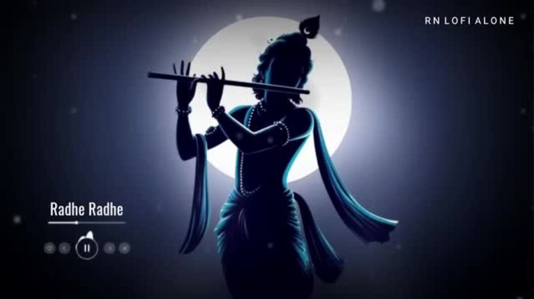 ⁣Jai Radha Madhav Lofi Remix _ जय राधा माधव _ Radha Krishna Bhajan _ RN Lofi Alone