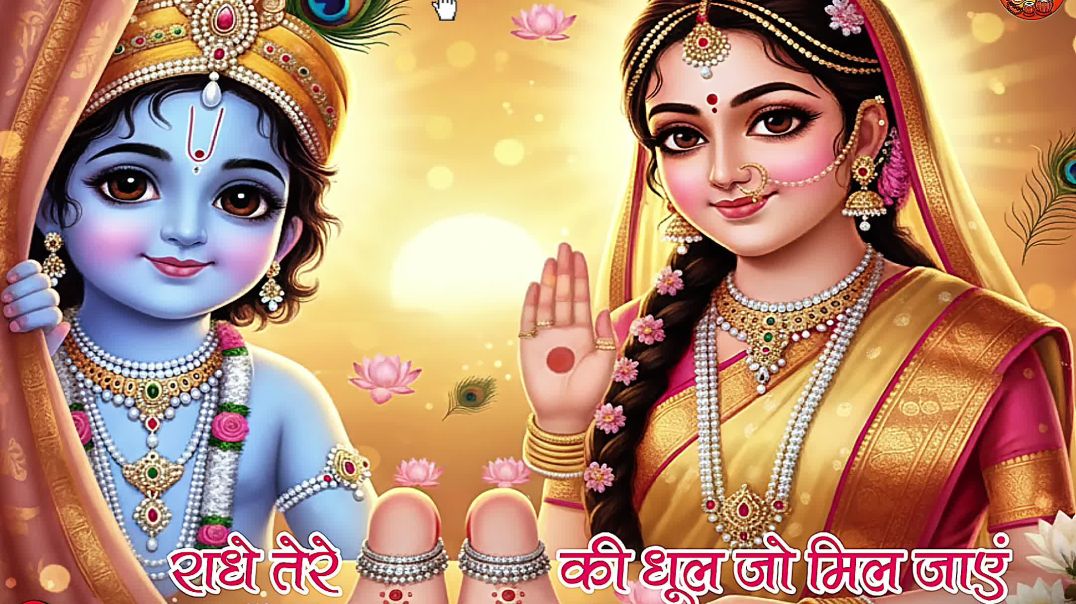 ⁣राधे तेरे चरणों की धूल जो मिल जाए | Radhe Tere Charno Ki | Bhajan Mala| Krishna New Bhajan 2025