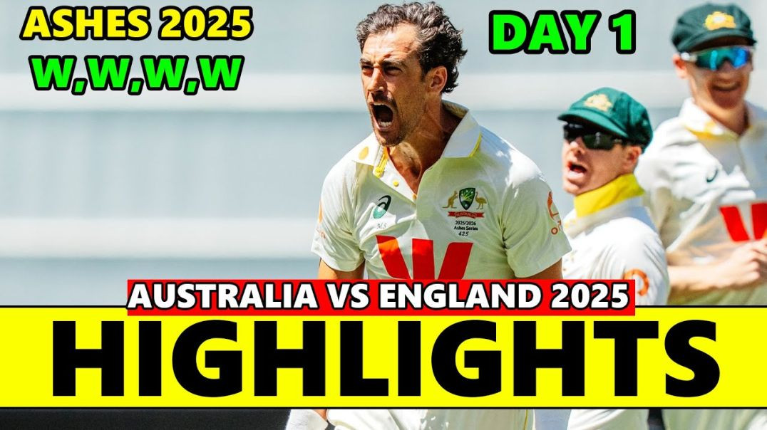 ⁣Australia v England 2025-26 _ First Ashes Test _ Day One(720P_HD)