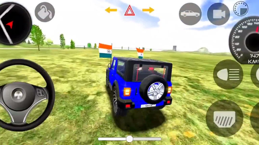 ⁣Modified Mahindra Thar😈 Game