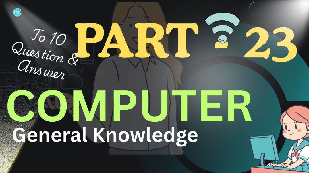 ⁣Knowledge General computer part - 23 SSC/MTS/RAILWAYS/BANKING/PO/GD/
