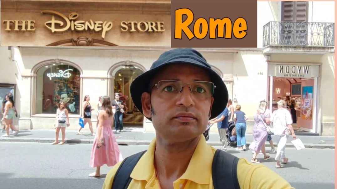 ⁣इटली 🇮🇹 - Disney Store in Rome italy | Namaste Italy