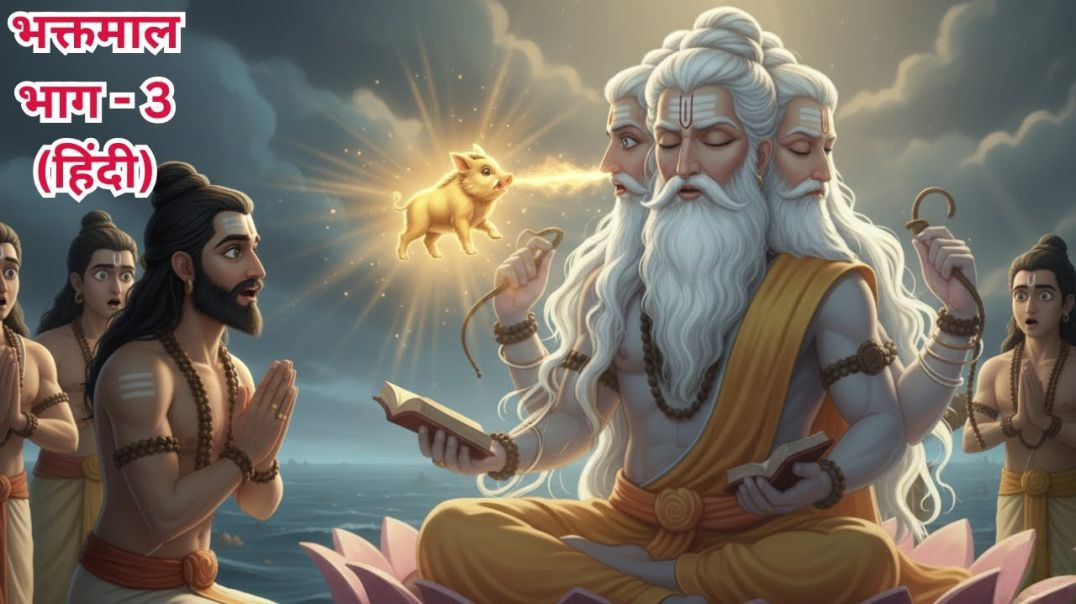 ⁣03. वराह अवतार | 24 अवतारों की कथा | भक्तमाल | Bhakti Doodles