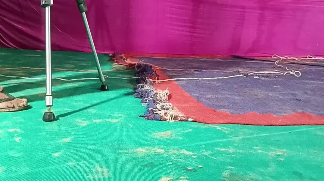 ⁣Comedy with bhajan by vishal kavya