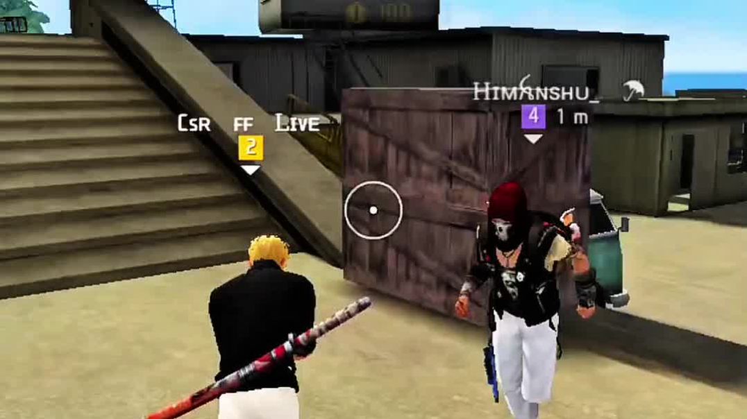 ⁣C7X TV #subscriber challenge 1v4 cs rank free fire #freefire