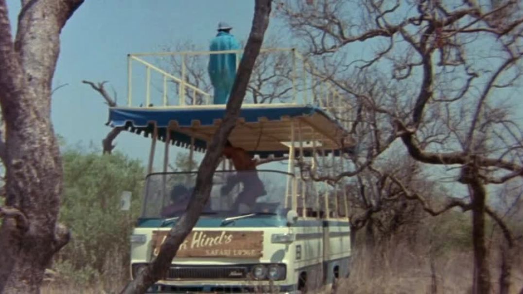 The Gods Must Be Crazy 1984 Movie funny Lion scene