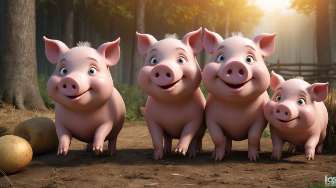 ⁣“Three Little Pigs & Their Brave Mother – Story You’ve Never Seen Before