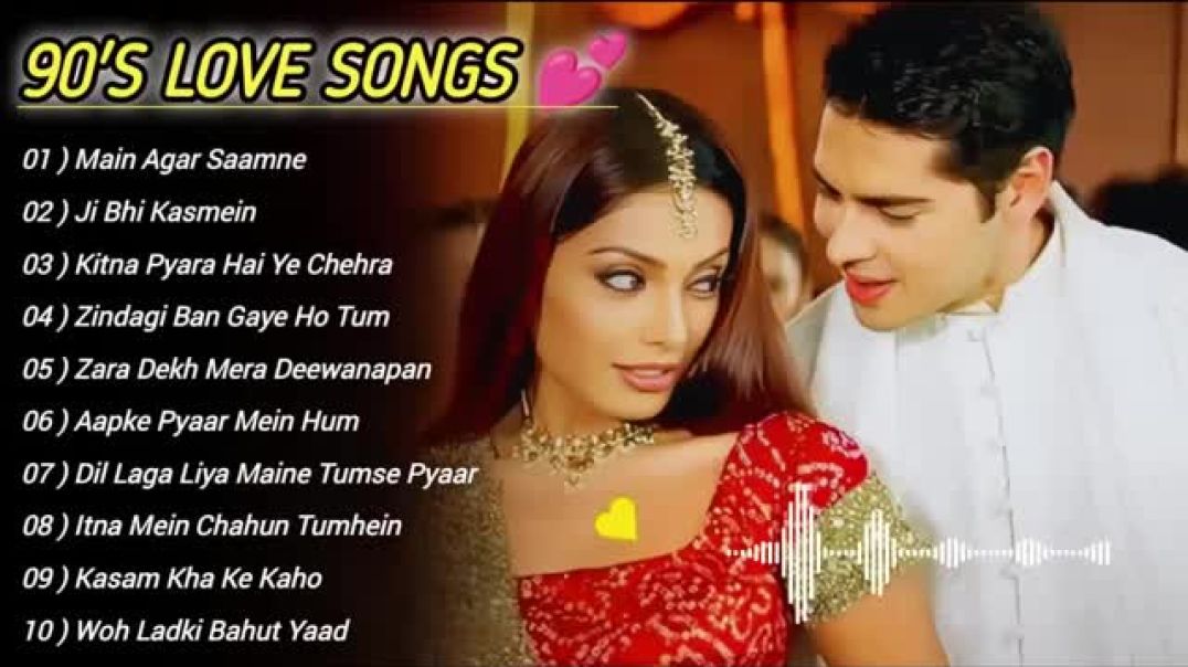 ⁣90’S Old Hindi Songs 90s Love Song Udit Narayan, Alka Yagnik, Kumar Sanu_HD(84)