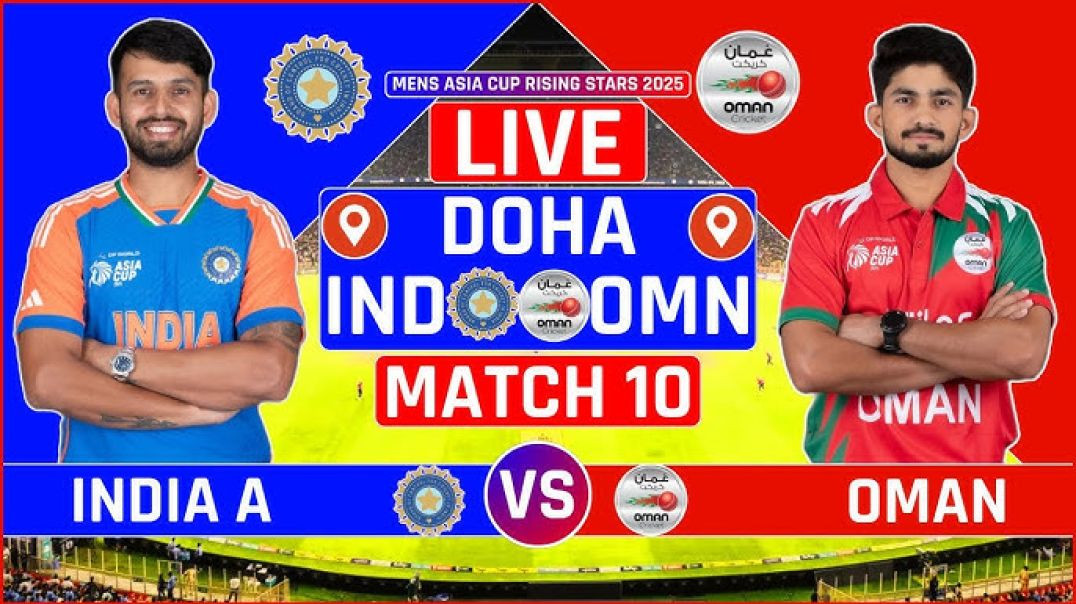⁣India A vs Oman _ Group