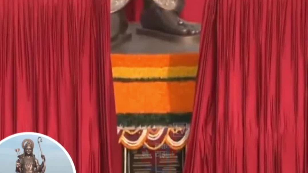 ⁣PM Modi ने सबसे ऊंची राम मुतिॅ का किया अनावरण,देखे भव्य तस्वीरे #PM Modi