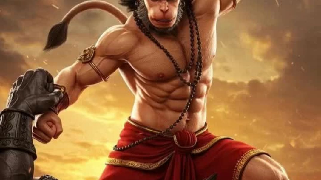 ⁣Shree Hanuman Chalisa Fast