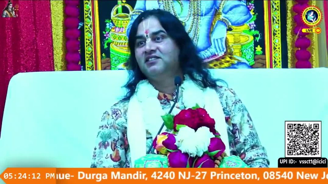 ⁣Day 6 शिव महापुराण की अद्भुत कथा का रहस्य उजागर__ USA Yatra 2025 __  Venue- No(720P