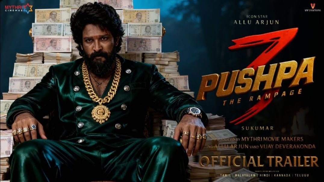 ⁣Pushpa 3 _ The Rampage - Official Trailer _ Allu Arjun _ Vijay Deverakonda _ Rashmika M _Ai trailer