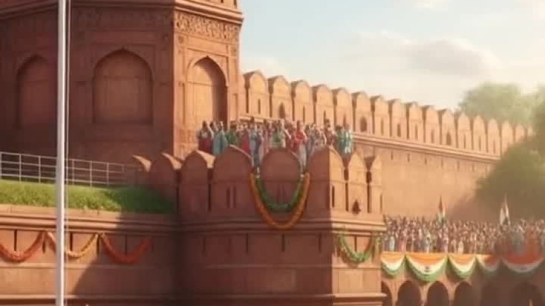 ⁣Lal Kila building process full Video 3D #ai #facts #animation #shorts - Java Animation (720p, h264)