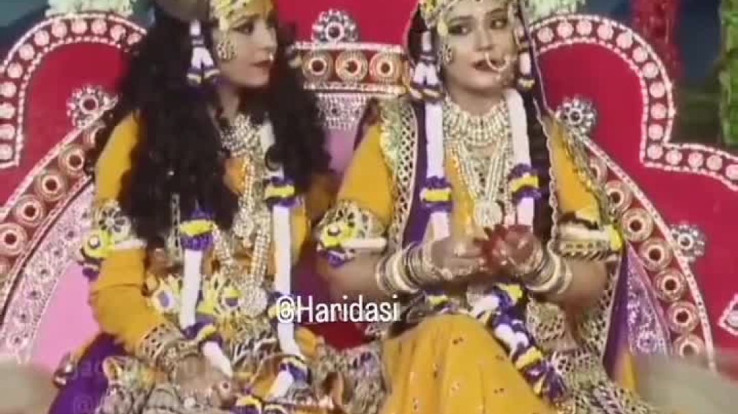 ⁣Shyama meri pyari Shyama❤️❤️ shree harivansh 🙏