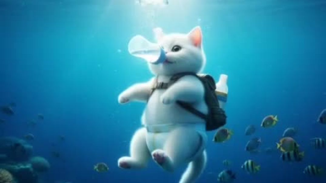 ⁣Cat dad saves kitten ##catvideos #shorts