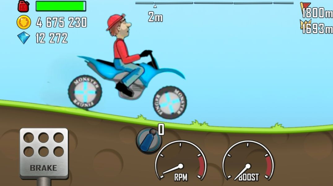⁣Hill Climb Racing | Motocross Bike Racing Game