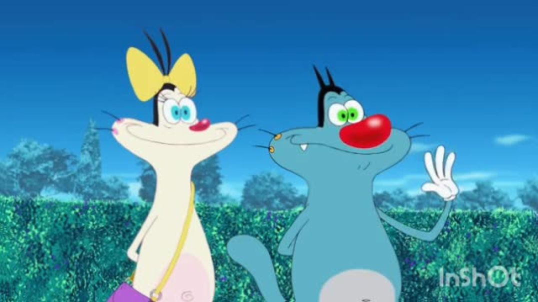 ⁣oggy and the cockroaches in Hindi episode metro ride