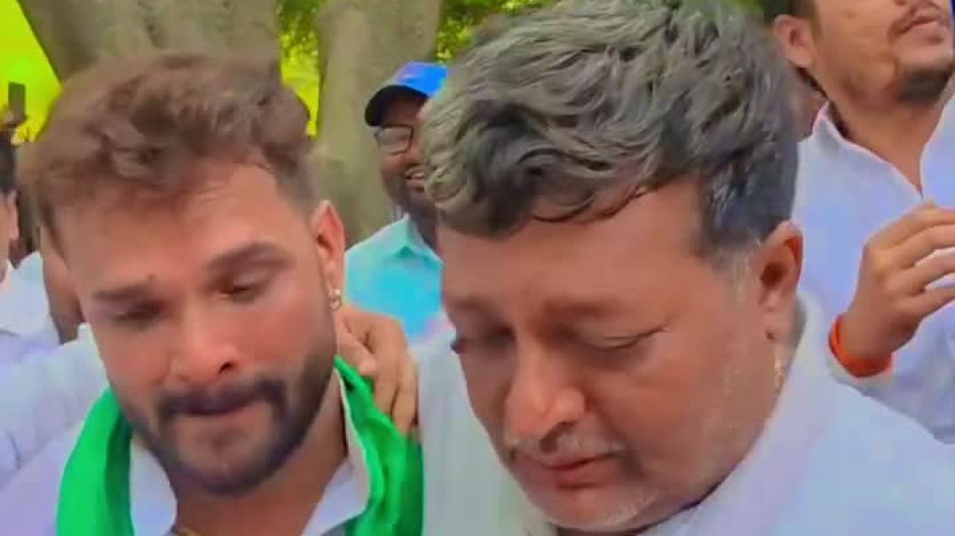 ⁣Khesari lal yadav. रो रहा हैं 😢 #khesarilalyadav #shorts