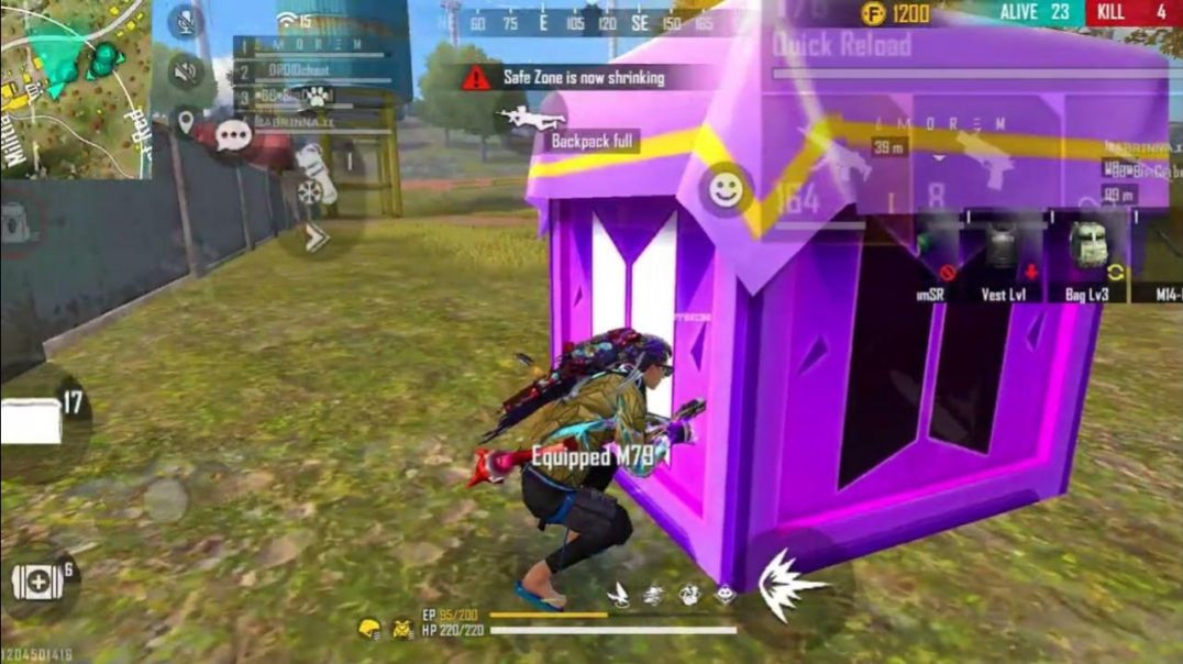 ⁣Free fire max BR Rank my Gaming