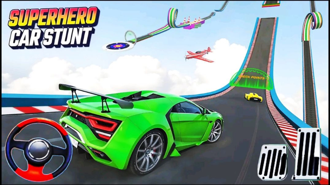 ⁣Mega Ramp Car Stunt 3D | The Ultimate Car Stunt Racing Challenge Android Gameplay