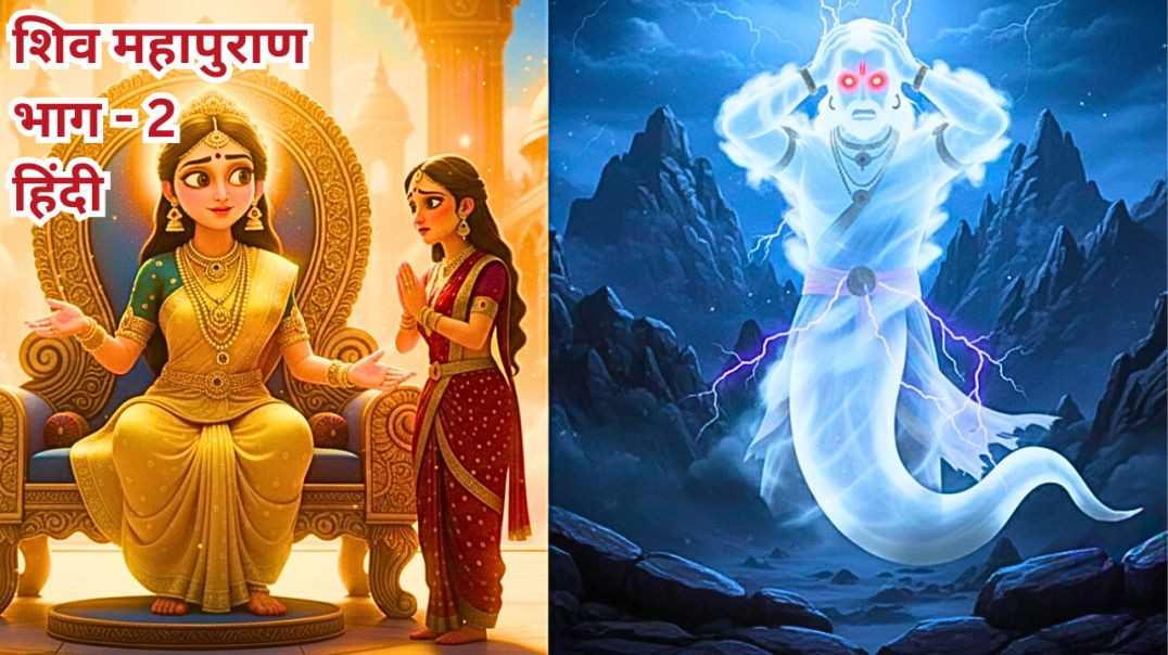 ⁣02. चंचुला और बिंदुग की कथा | शिव महापुराण | Bhakti Doodles