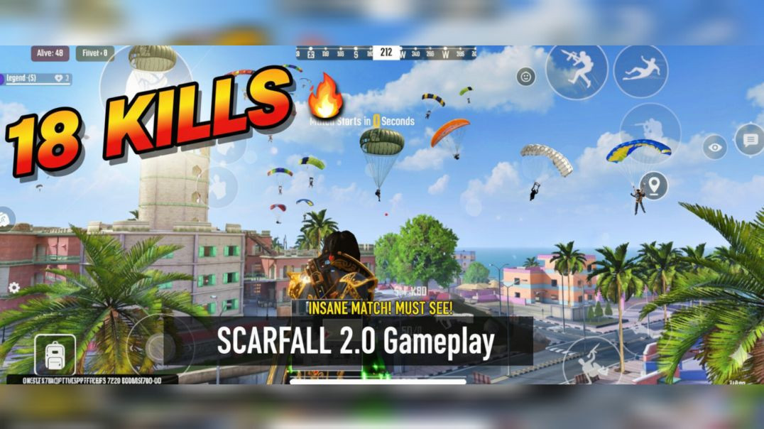 ⁣🔥From Start to Finish – 18 KILLS Victory! No Fear Play!✌️ _18 Kills RUSH Gameplay scarfall 2