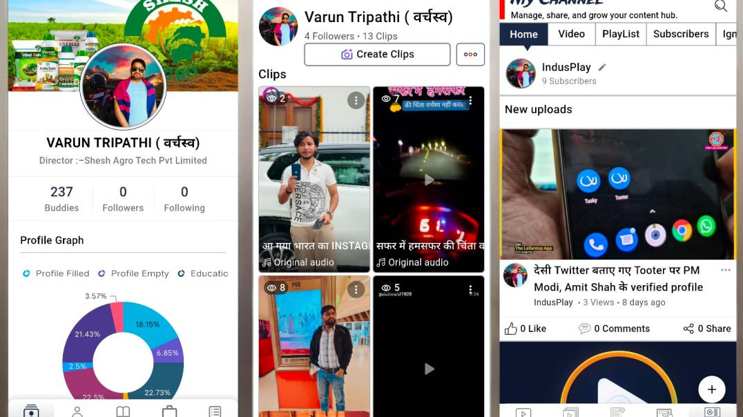 ⁣ZKTOR social media app भारत का सुपर सोशल मीडिया ऐप* जिसमें मिलते हैं *फेसबुक,* *स्ट्रांग्राम, मैसेंज