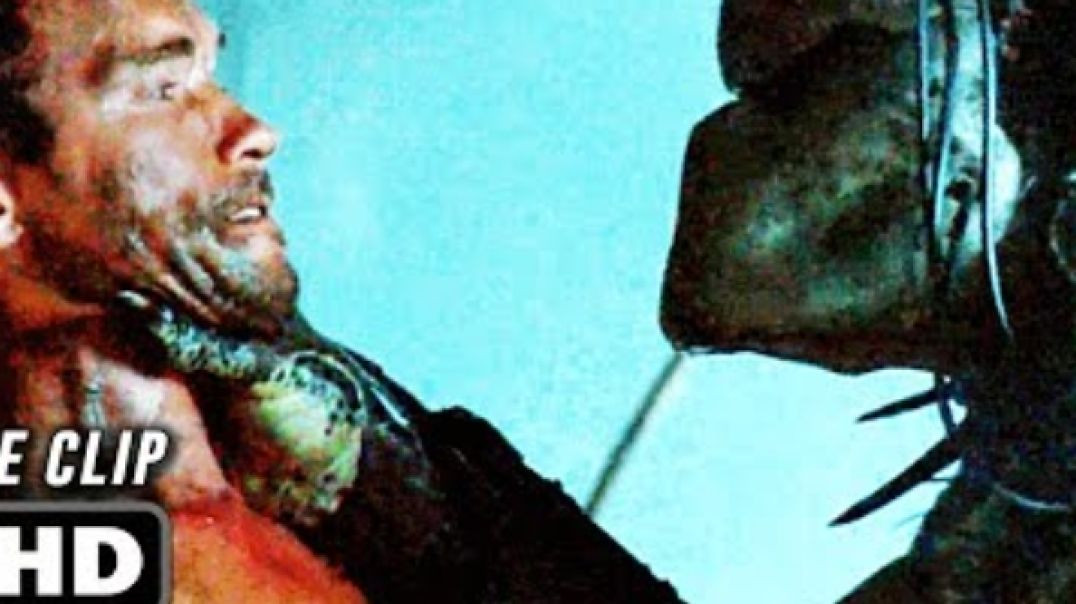⁣Predator Vs Arnold - Final Fight Scene ｜ PREDATOR (1987) Movie CLIP HD