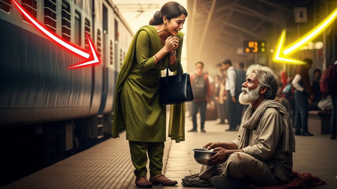 ⁣IAS बनी बेटी और स्टेशन पर भीख माँगते पिता की कहानी – जिसने लाखों दिल छू लिए