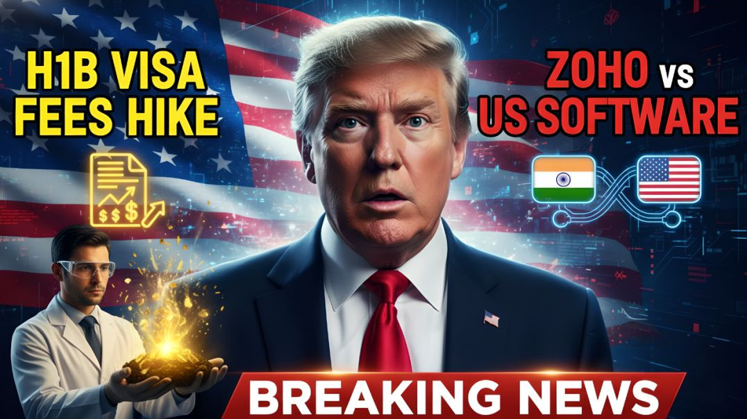 ⁣America Latest News: H1B Visa Fees Shock | Zoho vs US Software | Soil Se Gold Banane Wala Bacteria!