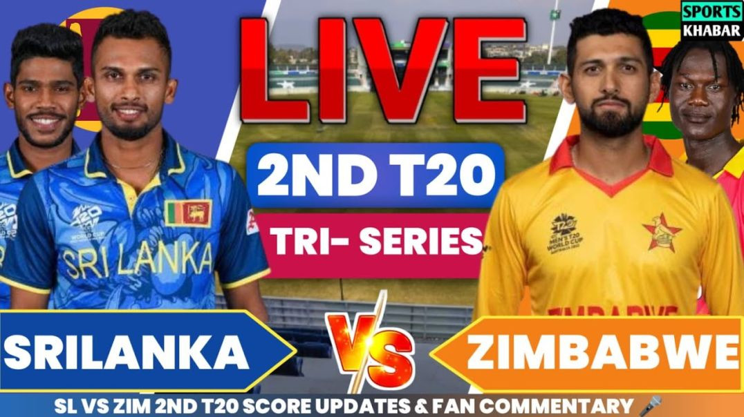 ⁣Sri Lanka vs Zimbabwe _ Match 02 _ Tri Nation Series HD)