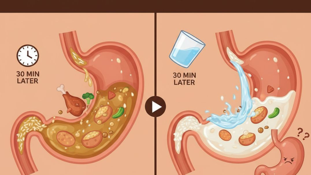 ⁣खाना खाने के बाद पानी क्यों नहीं पीना चाहिए जाने पूरी जानकारी।